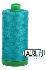 Aurifil Mako 40wt 2-ply Cotton 1000 m 1094 yd. spool - 4093 Jade