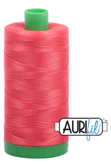 Aurifil Mako 40wt 2-ply Cotton 1000 m 1094 yd. spool - 5002 Medium Red