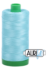 Aurifil Mako 40wt 2-ply Cotton 1000 m 1094 yd. spool - 5006 Light Turquoise