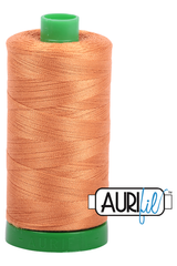 Aurifil Mako 40wt 2-ply Cotton 1000 m 1094 yd. spool - 5009 Medium Orange