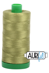 Aurifil Mako 40wt 2-ply Cotton 1000 m 1094 yd. spool - 5016 Olive Green