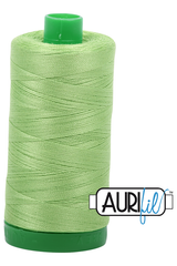 Aurifil Mako 40wt 2-ply Cotton 1000 m 1094 yd. spool - 5017 Shining Green