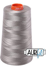Aurifil Mako 50wt Cotton 5900 m 6452 yd. cone - 6732 Earl Grey