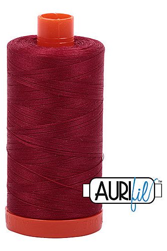 Aurifil Mako 50wt Cotton 1300 m 1422 yd. spool - 1103 Burgundy