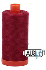 Aurifil Mako 50wt Cotton 1300 m 1422 yd. spool - 1103 Burgundy