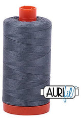 Aurifil Mako 50wt Cotton 1300 m 1422 yd. spool - 1246 Dark Grey