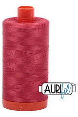 Aurifil Mako 50wt Cotton 1300 m 1422 yd. spool - 2230 Red Peony