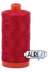 Aurifil Mako 50wt Cotton 1300 m 1422 yd. spool - 2250 Red