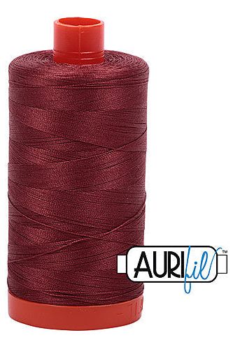 Aurifil Mako 50wt Cotton 1300 m 1422 yd. spool - 2345 Raisin