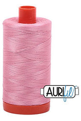 Aurifil Mako 50wt Cotton 1300 m 1422 yd. spool - 2425 Bright Pink