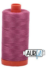 Aurifil Mako 50wt Cotton 1300 m 1422 yd. spool - 2450 Rose