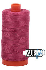 Aurifil Mako 50wt Cotton 1300 m 1422 yd. spool - 2455 Medium Carmine Red