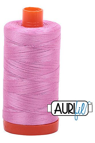 Aurifil Mako 50wt Cotton 1300 m 1422 yd. spool - 2479 Medium Orchid
