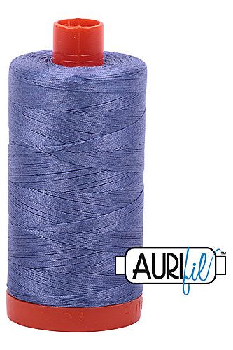 Aurifil Mako 50wt Cotton 1300 m 1422 yd. spool - 2525 Dusty Blue Violet