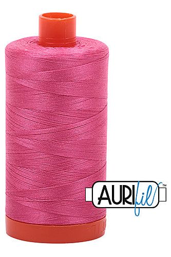 Aurifil Mako 50wt Cotton 1300 m 1422 yd. spool - 2530 Blossom Pink