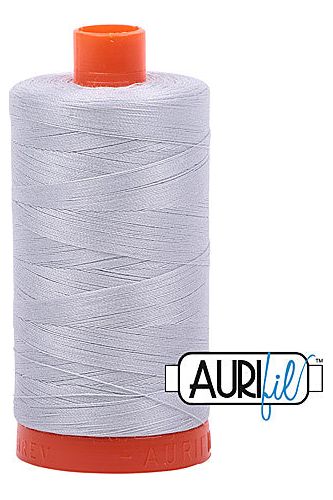 Aurifil Mako 50wt Cotton 1300 m 1422 yd. spool - 2600 Dove