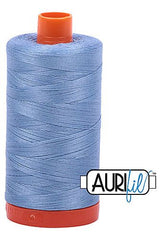 Aurifil Mako 50wt Cotton 1300 m 1422 yd. spool - 2720 Light Delft Blue