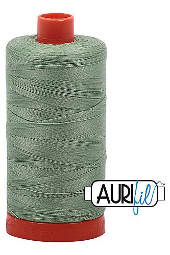 Aurifil Mako 50wt Cotton 1300 m 1422 yd. spool - 2840 Loden Green