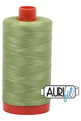 Aurifil Mako 50wt Cotton 1300 m 1422 yd. spool - 2882 Light Fern
