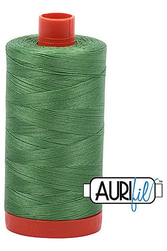 Aurifil Mako 50wt Cotton 1300 m 1422 yd. spool - 2884 Green Yellow