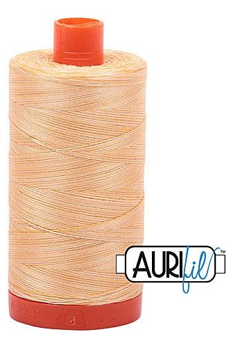 Aurifil Mako 50wt Cotton 1300 m 1422 yd. spool - 3920 Golden Glow