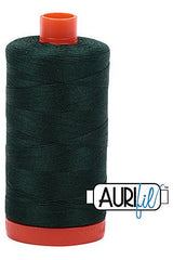 Aurifil Mako 50wt Cotton 1300 m 1422 yd. spool - 4026 Forest Green