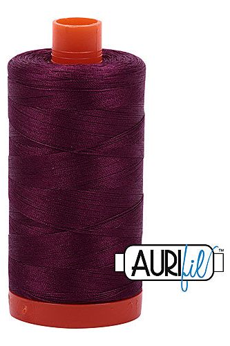 Aurifil Mako 50wt Cotton 1300 m 1422 yd. spool - 4030 Plum