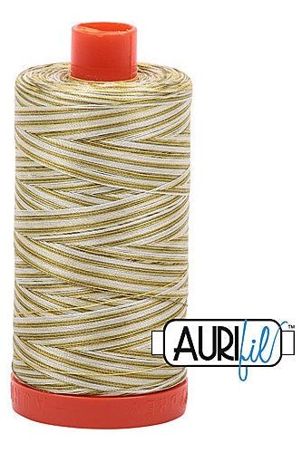 Aurifil Mako 50wt Cotton 1300 m 1422 yd. spool - 4653 Spring Prairie