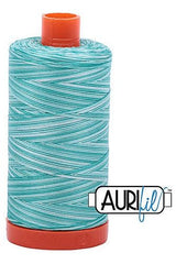 Aurifil Mako 50wt Cotton 1300 m 1422 yd. spool - 4654 Turquoise Foam