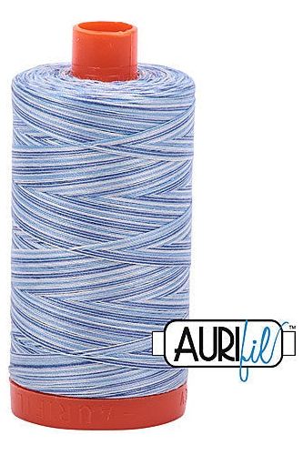 Aurifil Mako 50wt Cotton 1300 m 1422 yd. spool - 4655 Storm at Sea