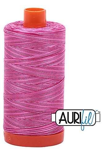 Aurifil Mako 50wt Cotton 1300 m 1422 yd. spool - 4660 Pink Taffy