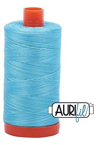Aurifil Mako 50wt Cotton 1300 m 1422 yd. spool - 4663 Baby Blue Eyes