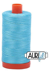 Aurifil Mako 50wt Cotton 1300 m 1422 yd. spool - 4663 Baby Blue Eyes