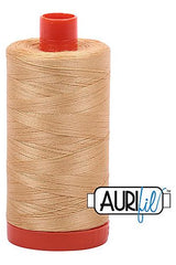 Aurifil Mako 50wt Cotton 1300 m 1422 yd. spool - 5001 Ocher Yellow
