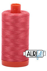 Aurifil Mako 50wt Cotton 1300 m 1422 yd. spool - 5002 Medium Red