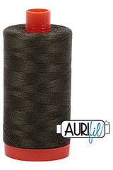 Aurifil Mako 50wt Cotton 1300 m 1422 yd. spool - 5012 Dark Green
