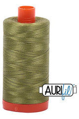 Aurifil Mako 50wt Cotton 1300 m 1422 yd. spool - 5016 Olive Green