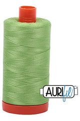 Aurifil Mako 50wt Cotton 1300 m 1422 yd. spool - 5017 Shining Green