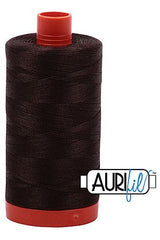 Aurifil Mako 50wt Cotton 1300 m 1422 yd. spool - 5024 Dark Brown