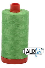 Aurifil Mako 50wt Cotton 1300 m 1422 yd. spool - 6737 Shamrock Green