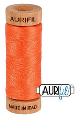 Aurifil Mako 80wt Cotton 274 m 300 yd. spool - 1154 Dusty Orange