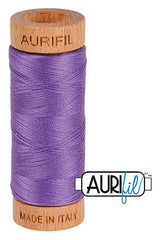 Aurifil Mako 80wt Cotton 274 m 300 yd. spool - 1243 Dusty Lavender