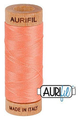 Aurifil Mako 80wt Cotton 274 m 300 yd. spool - 2220 Light Salmon
