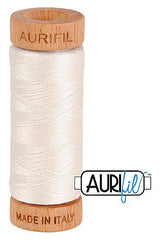 Aurifil Mako 80wt Cotton 274 m 300 yd. spool - 2311 Muslin