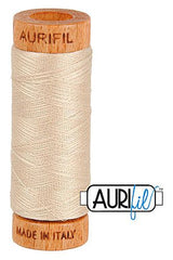 Aurifil Mako 80wt Cotton 274 m 300 yd. spool - 2312 Ermine