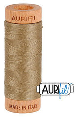 Aurifil Mako 80wt Cotton 274 m 300 yd. spool - 2370 Sandstone