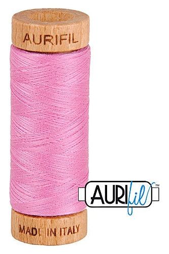 Aurifil Mako 80wt Cotton 274 m 300 yd. spool - 2479 Medium Orchid