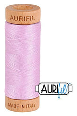 Aurifil Mako 80wt Cotton 274 m 300 yd. spool - 2515 Light Orchid
