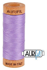 Aurifil Mako 80wt Cotton 274 m 300 yd. spool - 2520 Violet