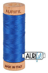 Aurifil Mako 80wt Cotton 274 m 300 yd. spool - 2740 Dark Cobalt